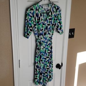 Petite Geometric dress 6P